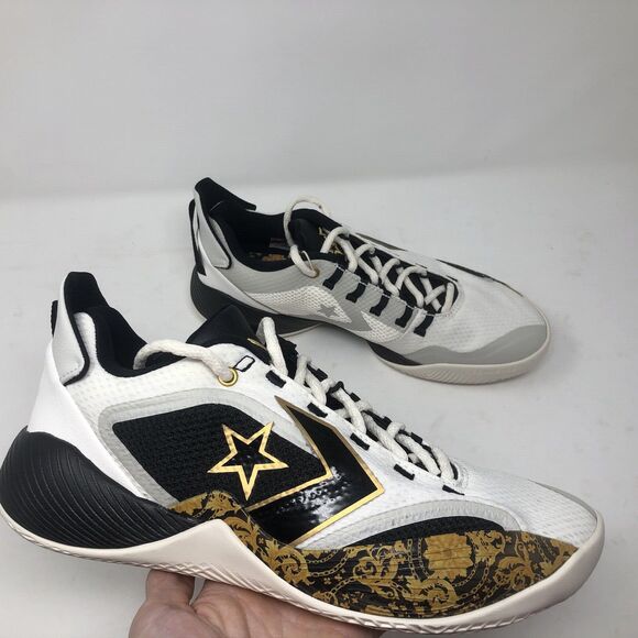 Converse All Star BB Shift Black Gold Baroque White A02517C Men's Size 9 NEW - Picture 1 of 10